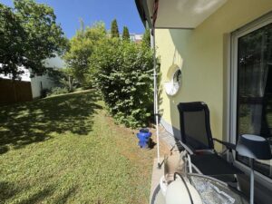 Terrasse zum Gartengrundstück