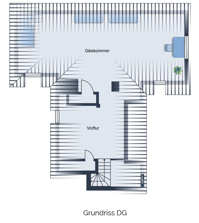 Grundriss Villa DG