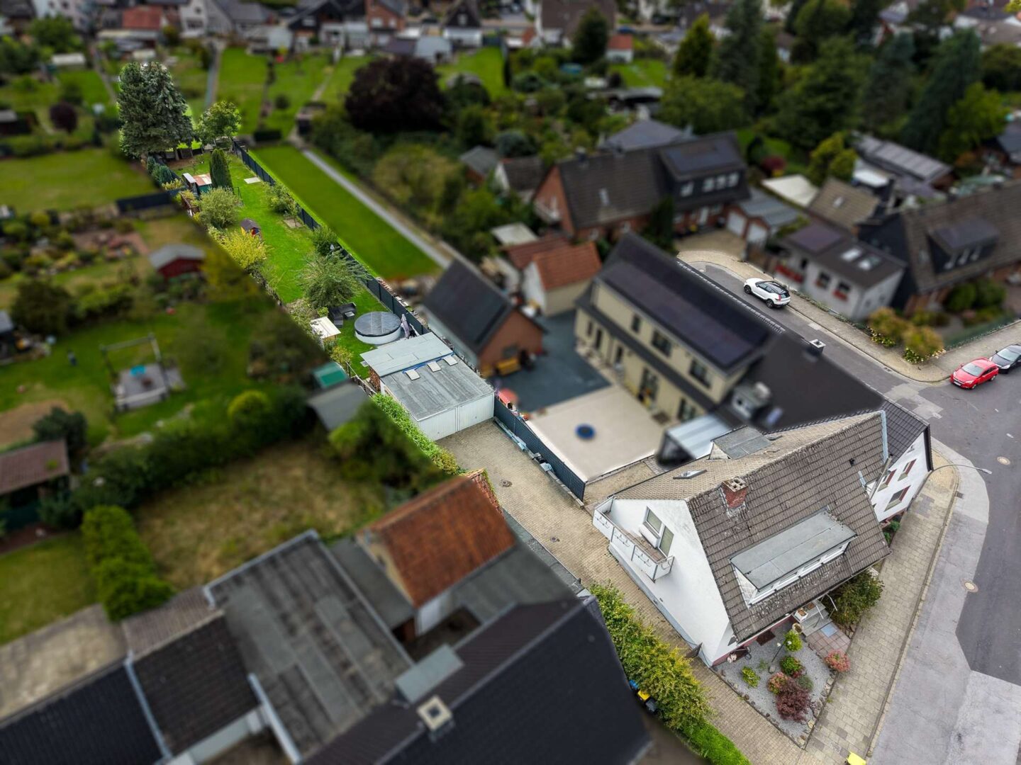 Luftaufnahme der Wohnlage