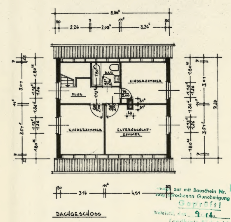 Grundriss Obergeschoss