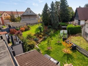 Gartenansicht von oben -