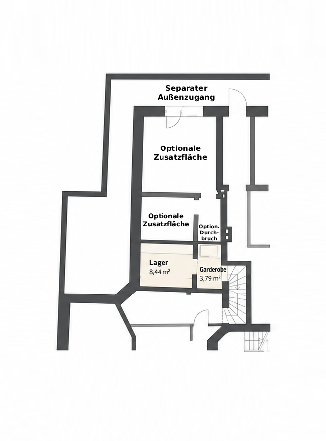 Grundriss Untergeschoss