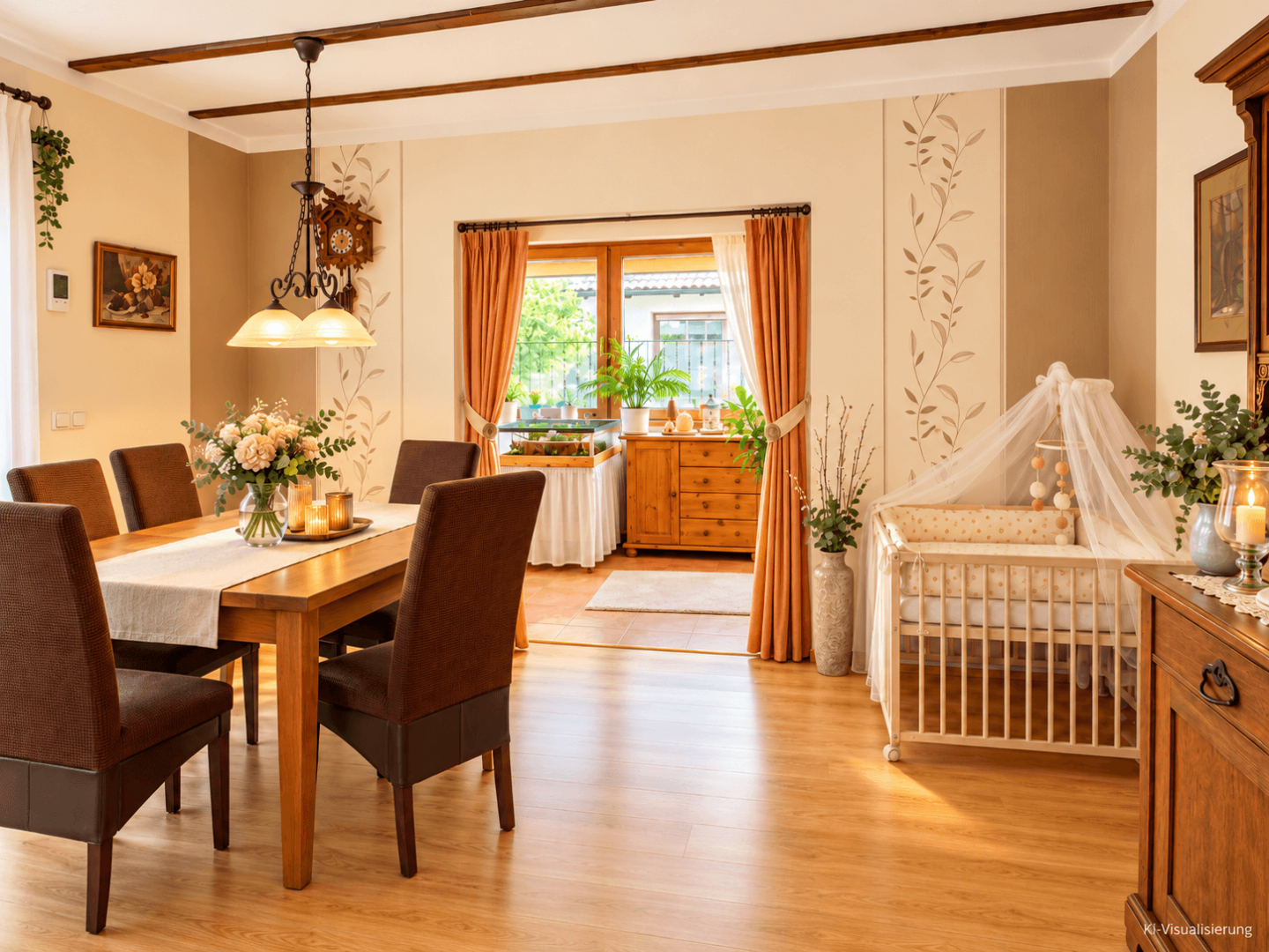 Gemütliches Esszimmer
